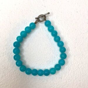 Blue Beaded Bracelet